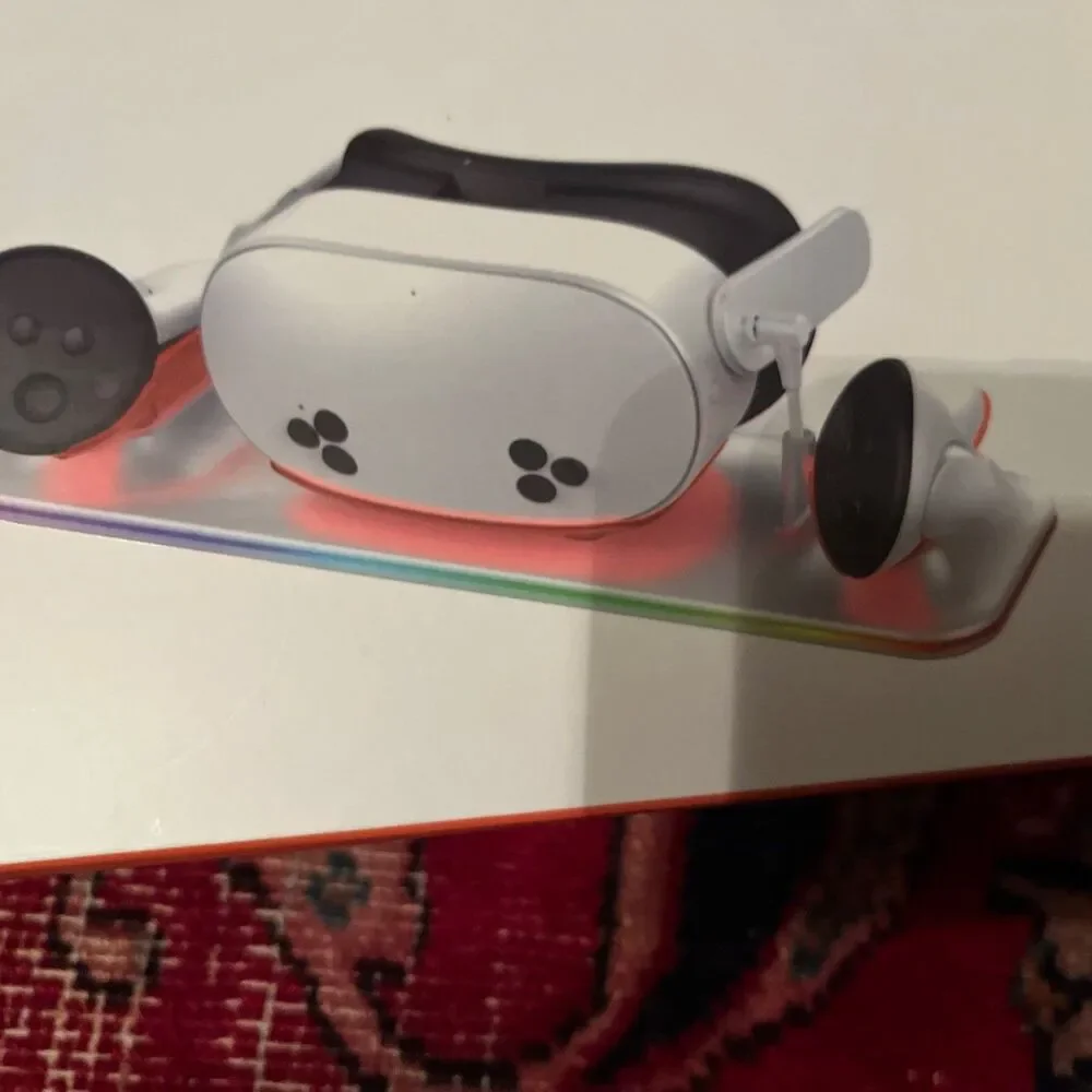 VR Charging Base Dock for Meta Quest 3S – RGB LED – Fast Charge – New